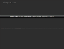 Tablet Screenshot of ninegate.com